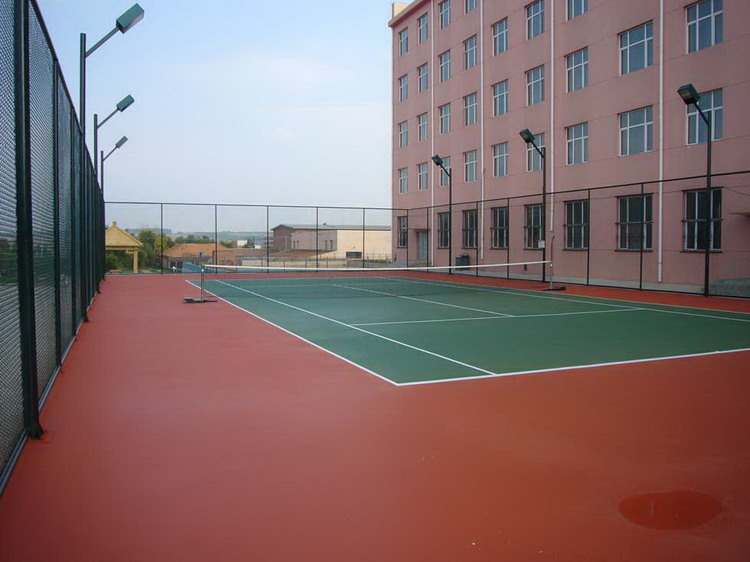 网球场施工（上海名人苑宾馆网球场施工）